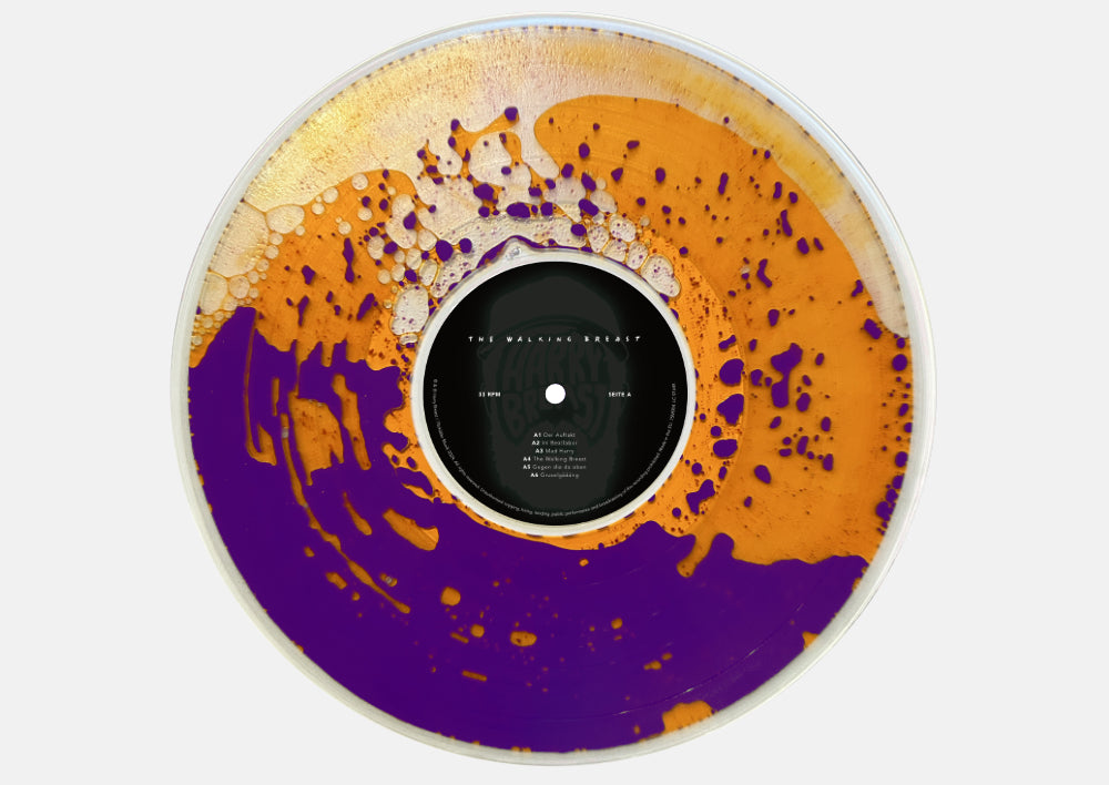 The Walking Breast | LP liquid filled purple/orange