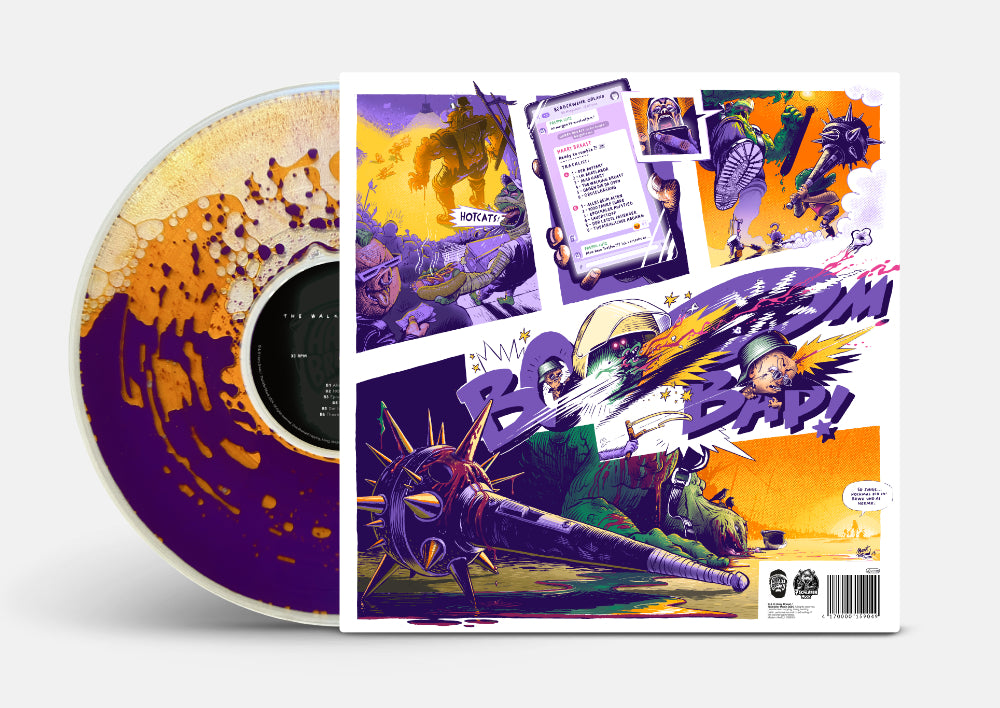 The Walking Breast | LP liquid filled purple/orange